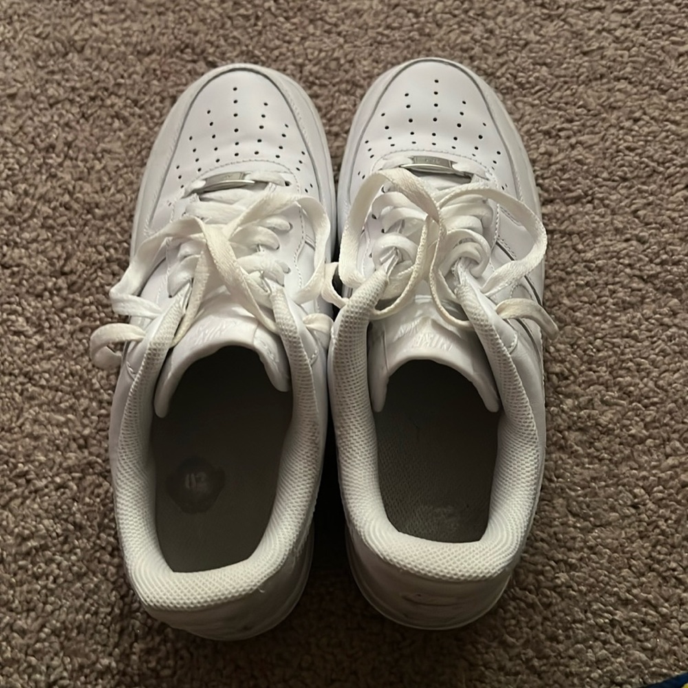 White air force 1’s